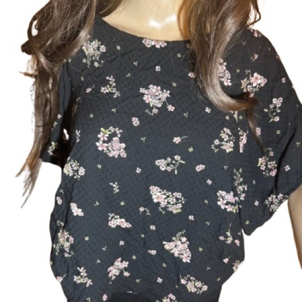 Lucky Brand Flowy Floral Top NWT